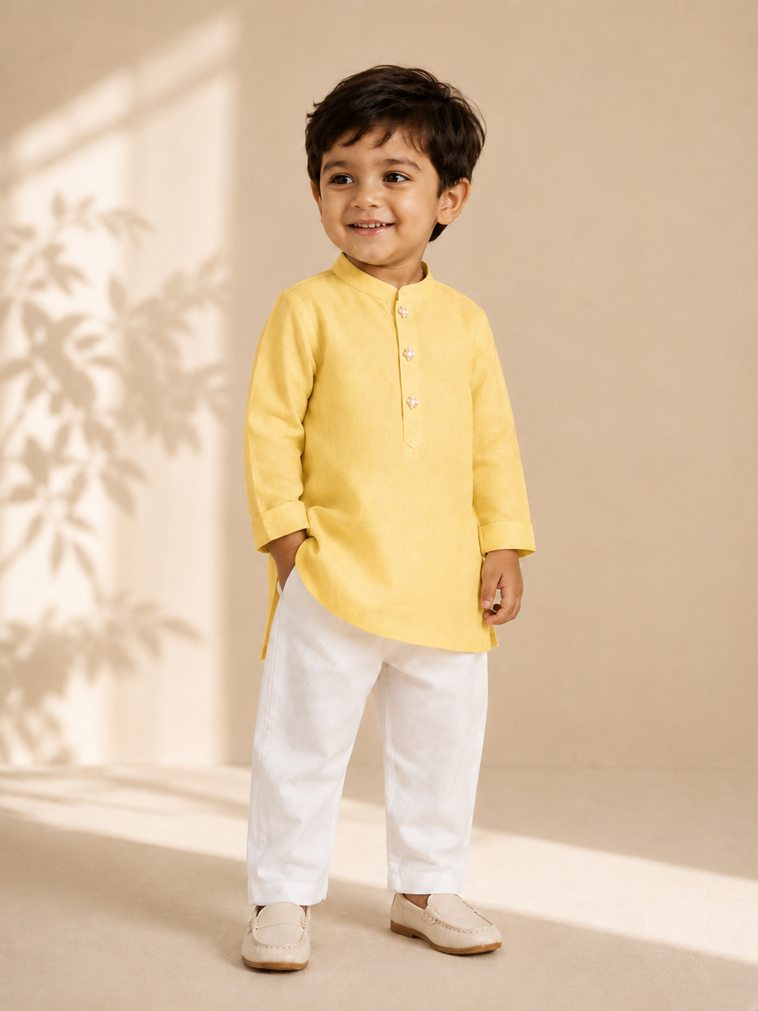 NOOR KURTA SET YELLOW