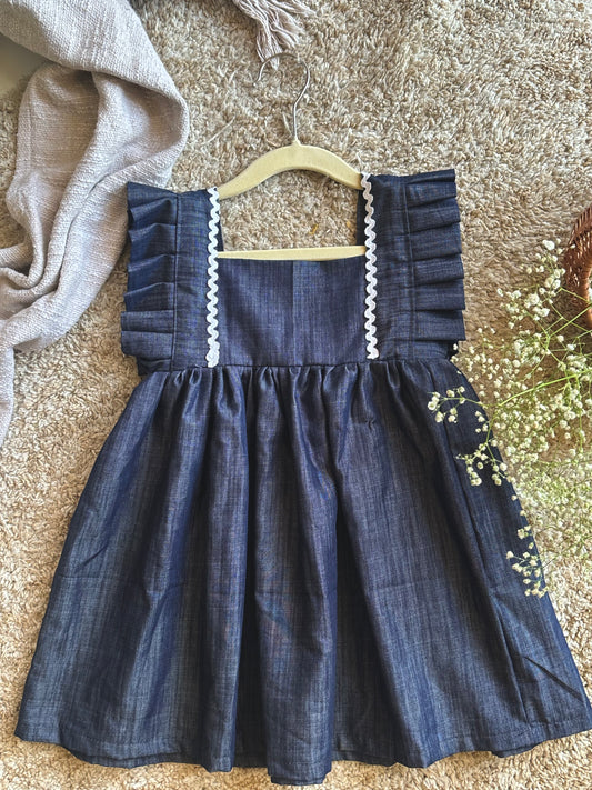 DENIM TWIRL DRESS
