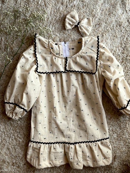 SIGNATURE POLKA DRESS